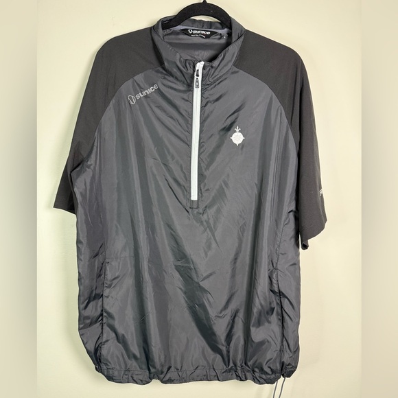 Sunice Other - Sunice Golf Wind Shirt Mens Large 1/2 Zip Water Repellent Stretch Nylon Pullover